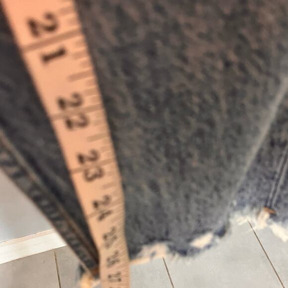 IRO Shearling Fur Trimmed Belted Jeans Size 26 - Picture 10 of 10